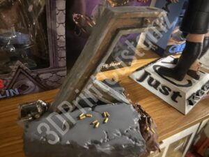 a cake with a knife on it 3DPrintCustomz Custom 3D Print Painting