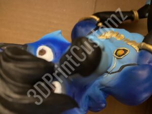 a close up of some stuffed animals 3DPrintCustomz Custom 3D Print Painting