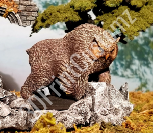 a large brown animal 3DPrintCustomz Custom 3D Print Painting