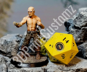 a man holding a gun 3DPrintCustomz Custom 3D Print Painting