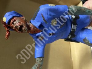 a person wearing a mask 3DPrintCustomz Custom 3D Print Painting