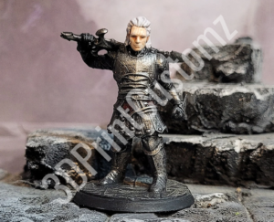 a statue of a person holding a gun 3DPrintCustomz Custom 3D Print Painting