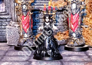 a statue of a person in a black robe and hat 3DPrintCustomz Custom 3D Print Painting