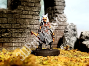 a statue of a person in a garment 3DPrintCustomz Custom 3D Print Painting