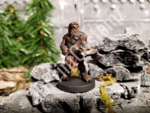 a statue of a person playing a guitar on a rock 3DPrintCustomz Custom 3D Print Painting