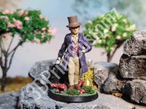 a statue of a person with a hat and a beard 3DPrintCustomz Custom 3D Print Painting