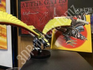 a toy figure on a stand 3DPrintCustomz Custom 3D Print Painting