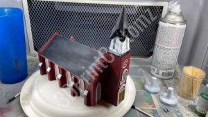 a toy train on a table 3DPrintCustomz Custom 3D Print Painting