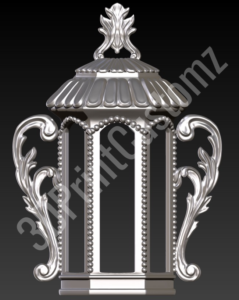 a black and gold cabinet 3DPrintCustomz Custom 3D Design