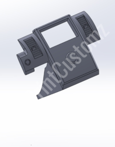 a black and silver handgun 3DPrintCustomz Custom 3D Design