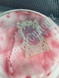 a close up of a persons hand with a heart drawn on it 3DPrintCustomz Custom 3D Resin Printing