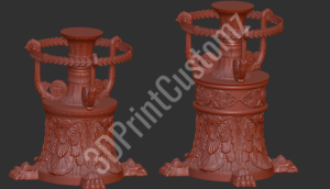 a couple of vases 3DPrintCustomz Custom 3D Design