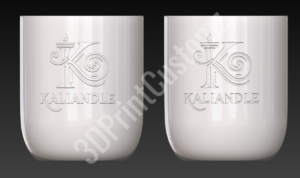 a couple of white and black objects 3DPrintCustomz Custom 3D Design