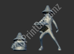 a couple of white robot figurines 3DPrintCustomz Custom 3D Design