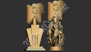 a few golden statues 3DPrintCustomz Custom 3D Design