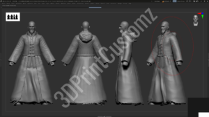 a group of men in white robes 3DPrintCustomz Custom 3D Design