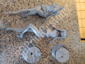 a group of metal objects 3DPrintCustomz Custom 3D Resin Printing