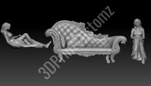 a group of people sitting on a couch 3DPrintCustomz Custom 3D Design
