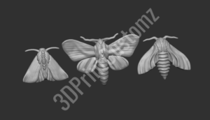 a group of white butterflies 3DPrintCustomz Custom 3D Design