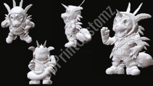 a group of white figurines 3DPrintCustomz Custom 3D Design