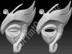 a group of white objects 3DPrintCustomz Custom 3D Design