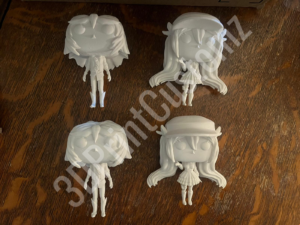 a group of white objects 3DPrintCustomz Custom 3D Resin Printing