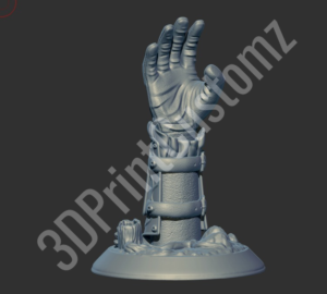 a hand holding a white object 3DPrintCustomz Custom 3D Design