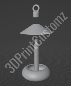 a lamp on a table 3DPrintCustomz Custom 3D Design