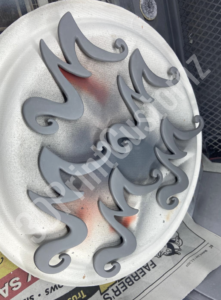 a metal sculpture of a fish 3DPrintCustomz Custom 3D Resin Printing