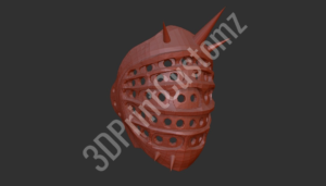 a pair of red and white masks 3DPrintCustomz Custom 3D Design