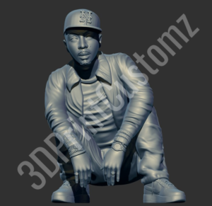 a person in a white suit 3DPrintCustomz Custom 3D Design