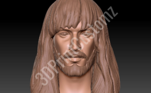 a person with a long beard 3DPrintCustomz Custom 3D Design