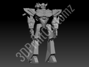 a robot with a black background 3DPrintCustomz Custom 3D Design