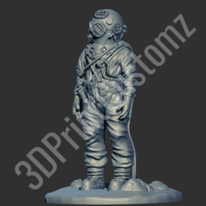 a robot with a helmet 3DPrintCustomz Custom 3D Design