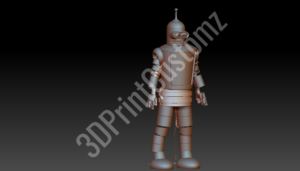 a robot with a white face 3DPrintCustomz Custom 3D Design