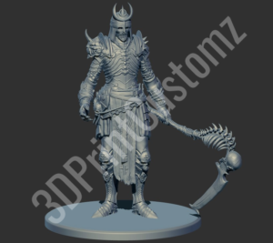 a silver and gold statue 3DPrintCustomz Custom 3D Design