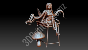 a skeleton sitting on a chair 3DPrintCustomz Custom 3D Design