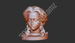 a small statue of a person 3DPrintCustomz Custom 3D Design