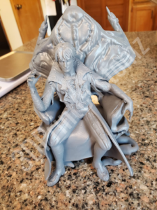 a statue of a person riding a horse 3DPrintCustomz Custom 3D Resin Printing