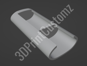 a white and grey object 3DPrintCustomz Custom 3D Design
