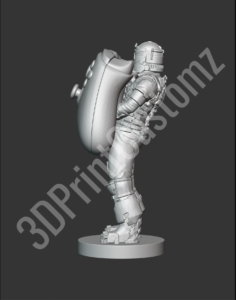 a white and grey statue 3DPrintCustomz Custom 3D Design