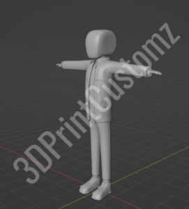 a white robot on a tile floor 3DPrintCustomz Custom 3D Design