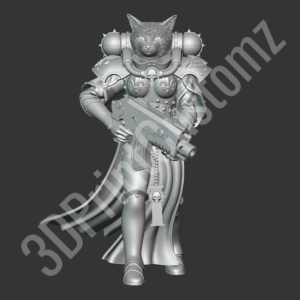 Armored Cat Model 3DPrintCustomz Custom 3D Design