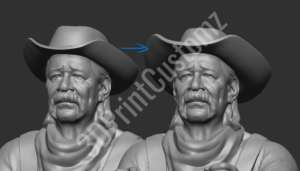 a couple of men wearing hats 3DPrintCustomz Custom 3D Resin Printing