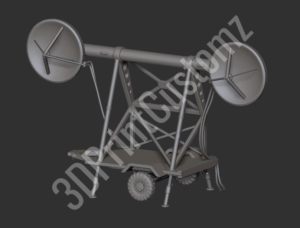 a grey shopping cart 3DPrintCustomz Custom 3D Resin Printing