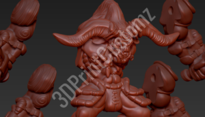 a group of clay animals 3DPrintCustomz Custom 3D Resin Printing