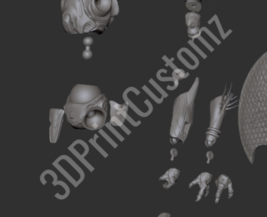 a group of light bulbs 3DPrintCustomz Custom 3D Resin Printing