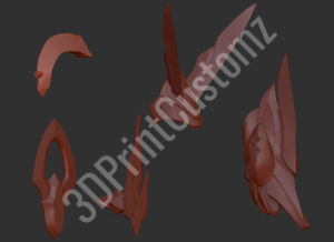 a group of red fish 3DPrintCustomz Custom 3D Resin Printing