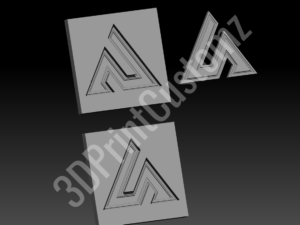 a group of white and black letters 3DPrintCustomz Custom 3D Resin Printing