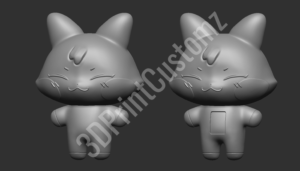 a group of white cats 3DPrintCustomz Custom 3D Resin Printing